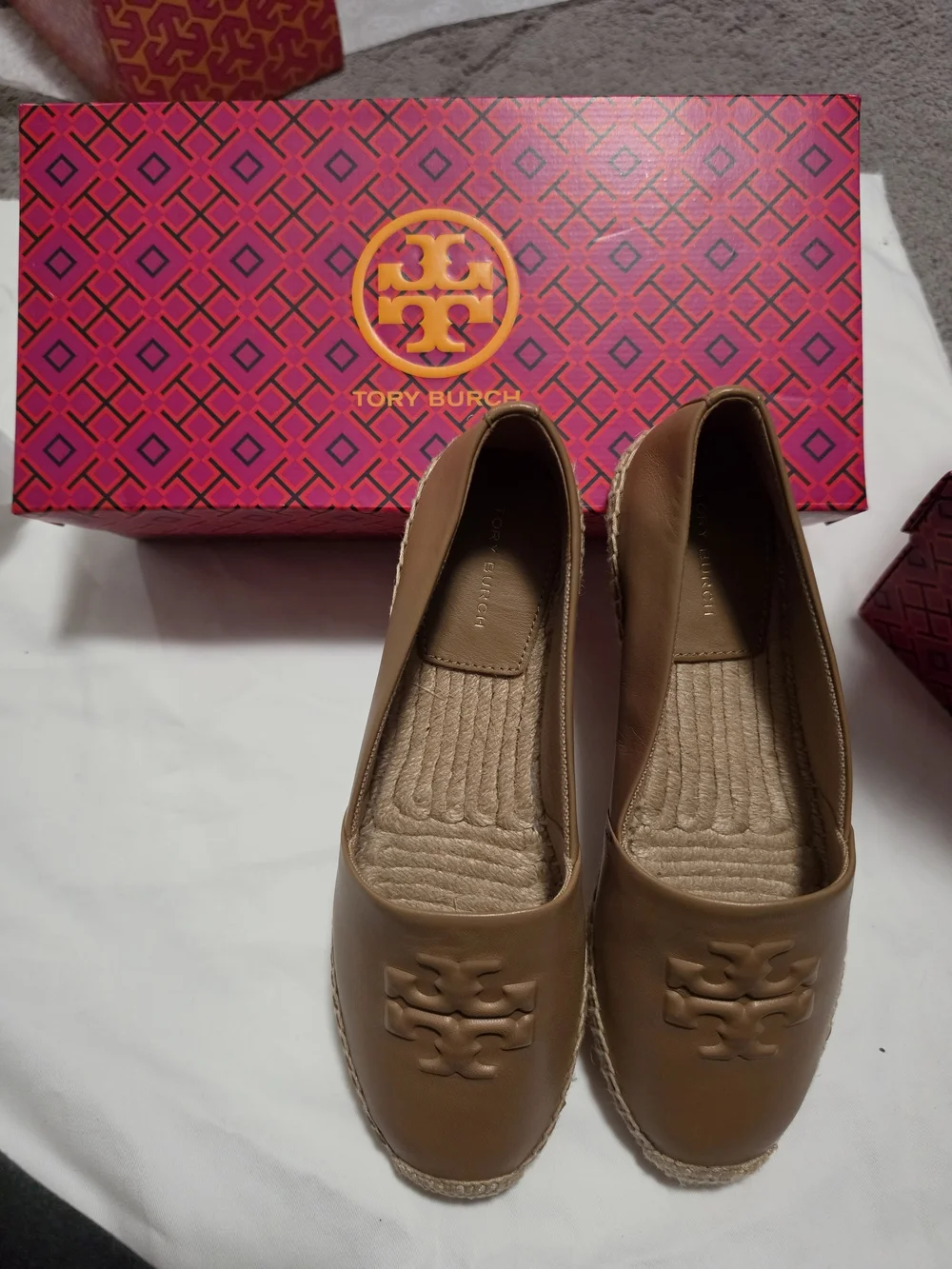 Tory Burch Everly Espadrille Flat — Brown-Tiramisu